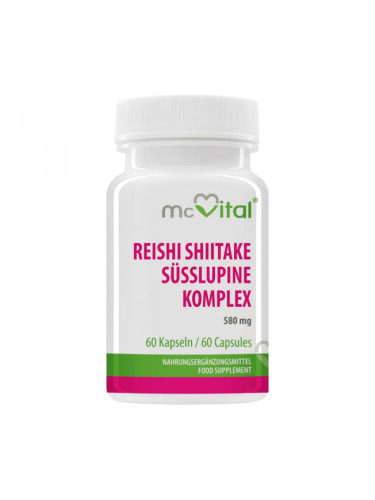 Имунитет - McVital Рейши, Шийтаке и Сладка Лупина, 60 капсули