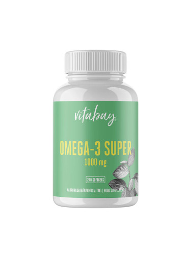 Омега-3 1000 mg 240 софтгел капсули | Vitabay