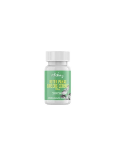 Екстракт от червен женшен 600 mg 100 капсули | Vitabay