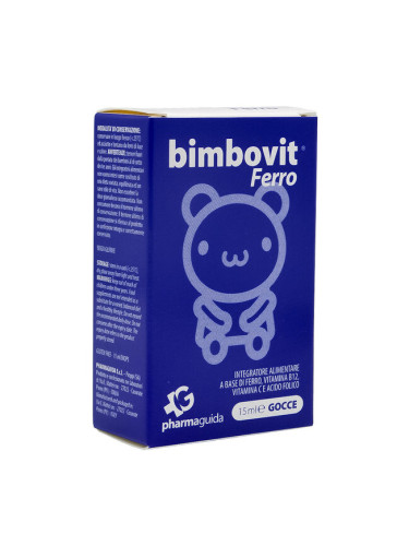 Bimbovit Ferro/ Бимбовит Желязо + фолиева киселина, витамин С и В12 x 15 ml капки, Pharmaguida