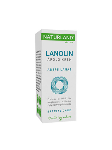 Подхранващ крем с ланолин x 10 g | Naturland