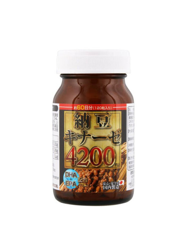 Натокиназа 2100 FU + DHA + EPA 120 софтгел капсули | Maruman