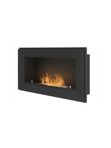 Биокамина Frame 900 Black Matt + стъкло