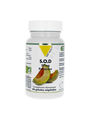СУПЕРОКСИД ДИСМУТАЗА - S.O.D. капсули * 60 VIT`ALL+