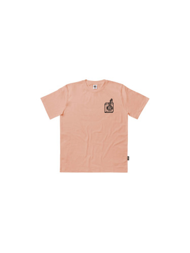 The Dudes Too Short Smokes Classic T-Shirt Fraiche Peche Мъже - Тениски The Dudes - Оранжев - 10080586-L - Size: L