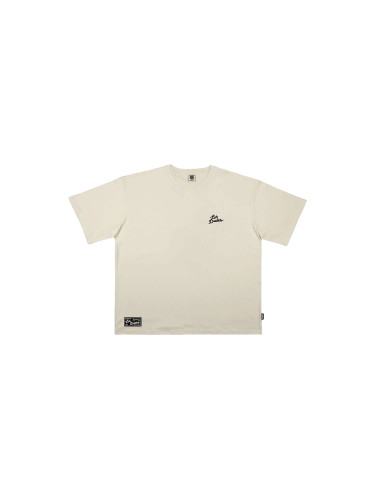 The Dudes Los Dudes Classic T-Shirt Heavyweight Almond Milk Мъже - Тениски The Dudes - Offwhite - 10054367-L - Size: L