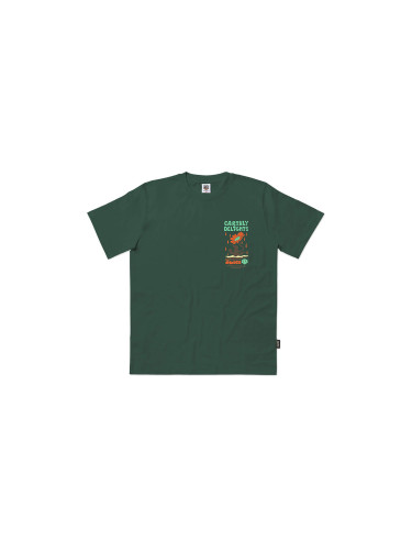 The Dudes Earthly Delights Classic T-Shirt Premium Bottle Green Мъже - Тениски The Dudes - Зелен - 10073071-L - Size: L