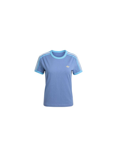 adidas 3S Tee Slim Crew Blue Жени - Тениски adidas Originals - Син - KE9385-M - Size: M