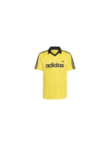 adidas Archive Collar Engineered Jersey EQT Yellow Мъже - Тениски adidas Originals - Жълт - KE3581-M - Size: M