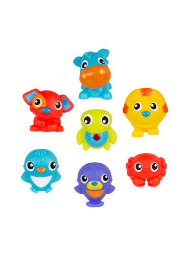 Комплект Весели приятели за баня Playgro 7 бр 9м+