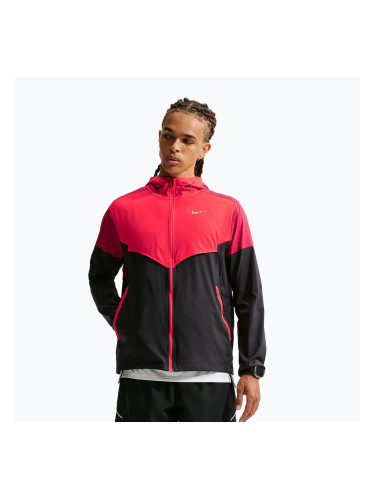 Мъжко яке за бягане Nike Impossibly Light Windrunner black/light crimson/tough red