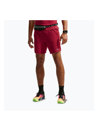 Мъжки шорти за бягане Nike Stride Dri-Fit Brief-Lined 7" tough red