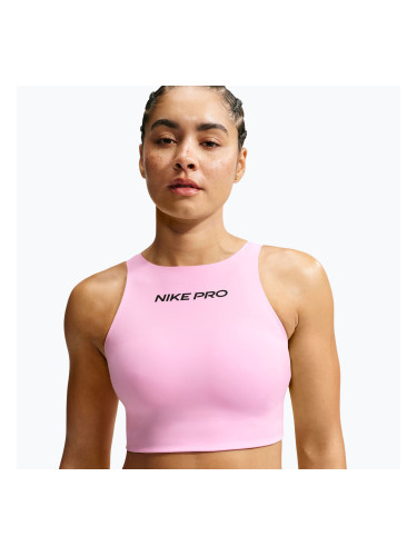 Спортен сутиен  Nike Pro Sculpt pink rise/black