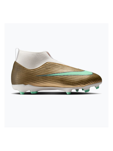 Детски футболни обувки Nike Jr. Mercurial Superfly 11 Academy "Kylian Mbappé" metallic gold/green glow