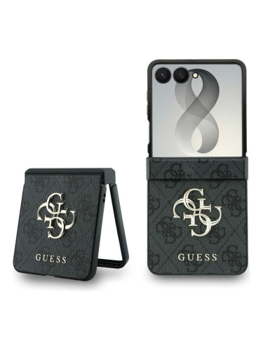 Оригинален кейс Guess Big 4G Logo, За Samsung Galaxy Z Flip8, Черен
