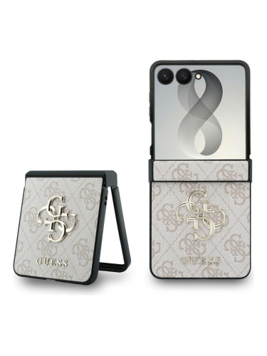 Оригинален кейс Guess Big 4G Logo, За Samsung Galaxy Z Flip8, Розов