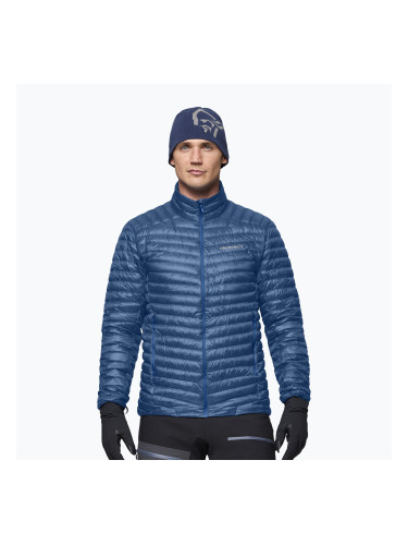 Мъжко пухено яке NORRONA Trollveggen Down800 Super Light dark blue