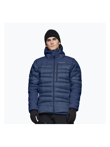 Мъжко пухено яке NORRONA Falketind Down 750 Zip Hood indigo night