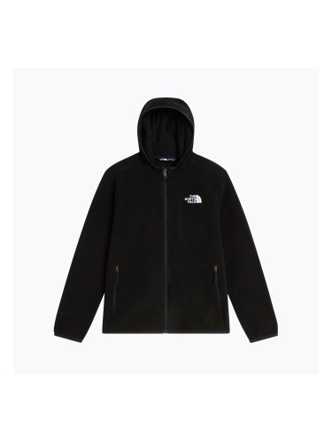 Детски поларен суитшърт The North Face Teen Glacier Full Zip Hoodie tnf black