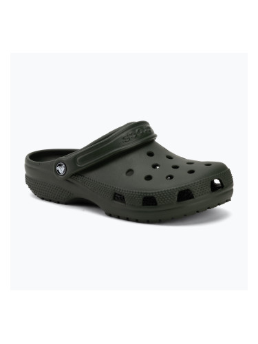 Чехли Crocs Classic army green