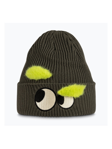 Детска зимна шапка Buff Knitted Fun green