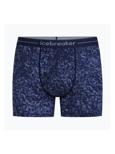 Мъжки термобоксерки Icebreaker Merino 150 Anatomica Moss Bloom midnight navy/aop