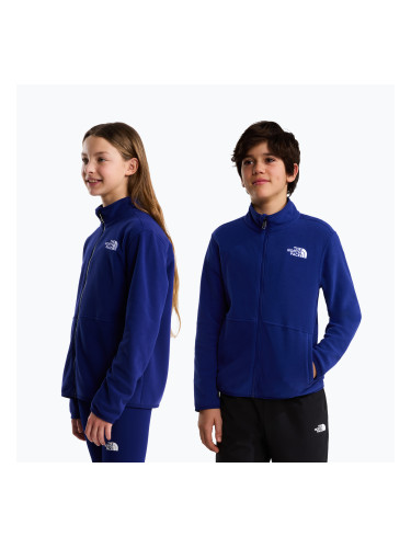 Детски поларен суитшърт The North Face Glacier Full Zip bold blue