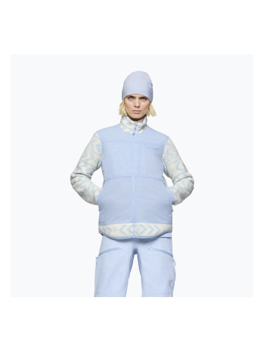 Мъжки поларен суитшърт Norrona Tamok Warm3 whisper white/cashmere blue