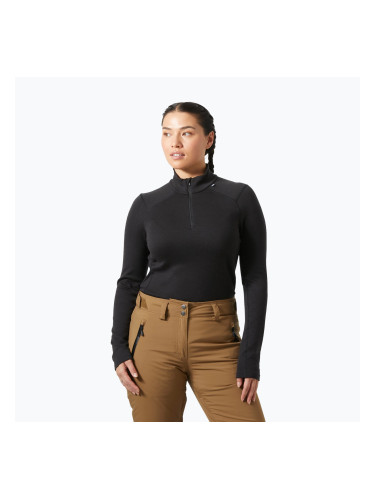 Дамски термоактивен суитшърт Helly Hansen Lifa Merino Midweight 1/2 Zip black