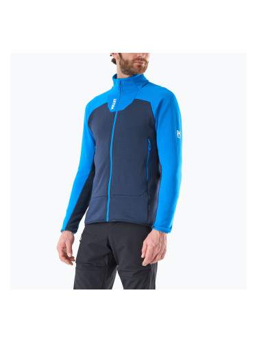 Мъжки суитшърт Millet Kamet Grid HD icon blue/saphir