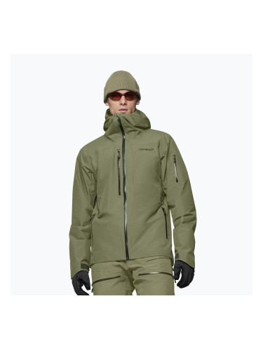 Мъжко скиорско яке NORRONA Lofoten Gore-Tex Insulated deep lichen green