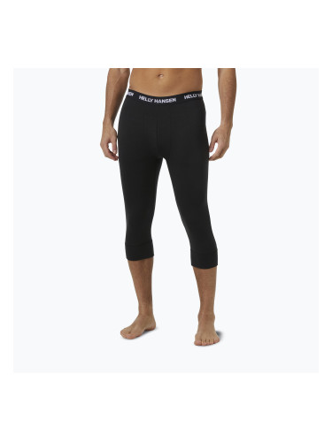 Мъжки термоактивни панталони Helly Hansen Lifa Merino Midweight 3/4 black
