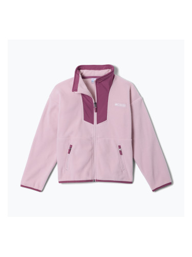 Детски поларен суитшърт Columbia Sequoia Grove Full Zip Fleece mineral pink/antique mauve