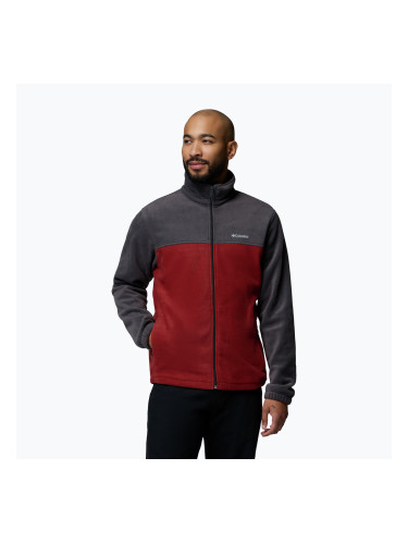 Мъжки поларен суитшърт Columbia Steens Mountain Full Zip 2.0 Shark/Red Oxide