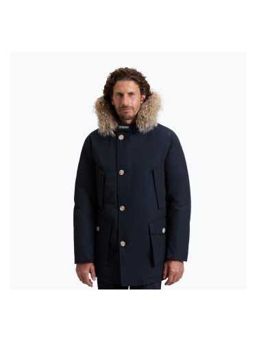 Мъжко ватирано палто Woolrich Arctic Detachable Fur Parka melton blue