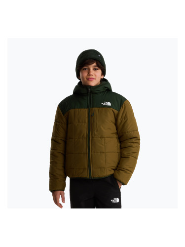 Детско ватирано яке The North Face Reversible Shasta FZ Hooded caraway seed/bo
