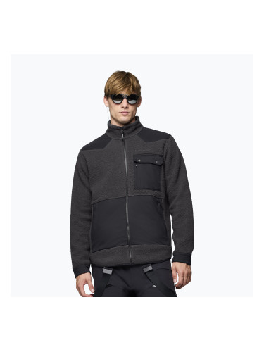 Мъжки поларен суитшърт Norrona Tamok Warm3 phantom/caviar black