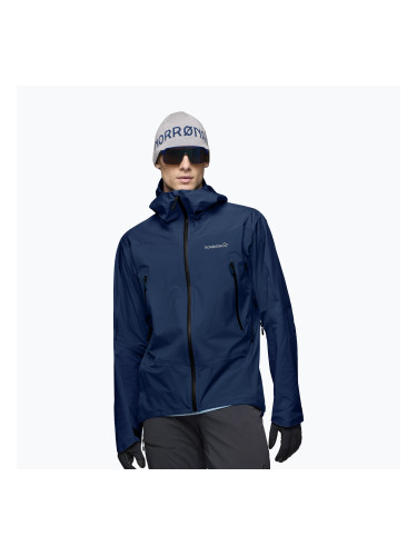 Мъжко яке за дъжд NORRONA Falketind Gore-Tex indigo night