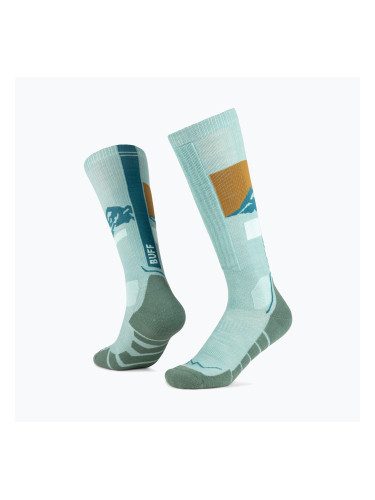 Чорапи BUFF Merino Heavyweight Over The Calf sea green