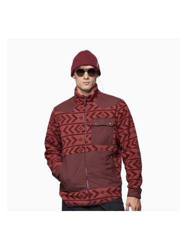 Мъжки поларен суитшърт Norrona Tamok Warm3 cowhide/port