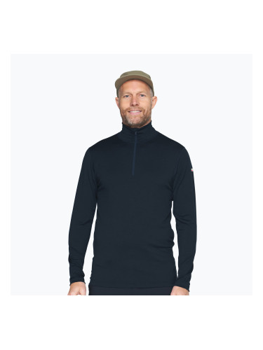 Мъжки термоактивен суитшърт Devold Breeze Plus Merino 200 Zip Neck ink