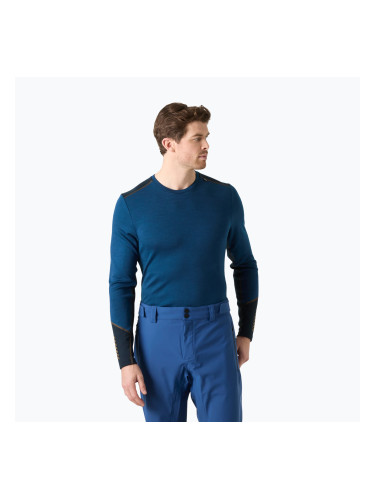 Мъжки термоактивен суитшърт Helly Hansen Lifa Merino Midweight Crew dark blue