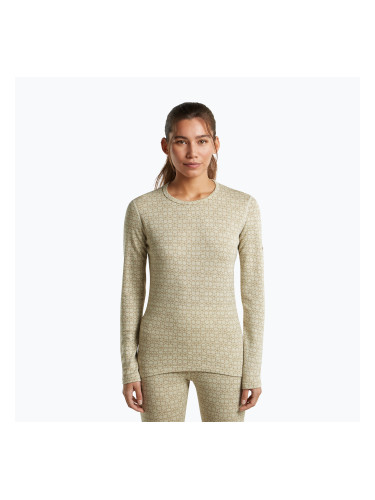 Дамски термоактивен суитшърт Icebreaker Merino 260 Tech Vertex Crewe Undyed/Cumin