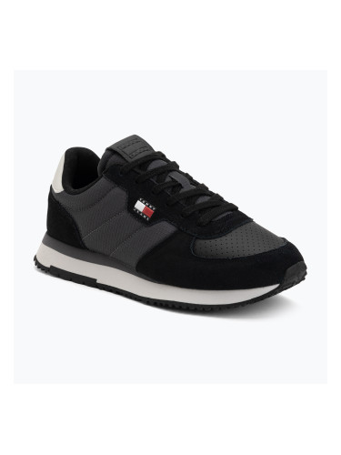 Мъжки обувки Tommy Jeans Runner Flag Mix washed black/stratus grey