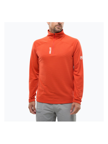 Мъжки поларен суитшърт Millet Parmelan Light Fleece paprika