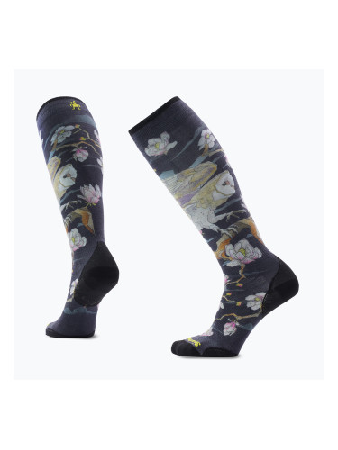 Дамски скоирски чорапи  Smartwool Ski Zero Cushion Nightwatcher Prrint OTC black