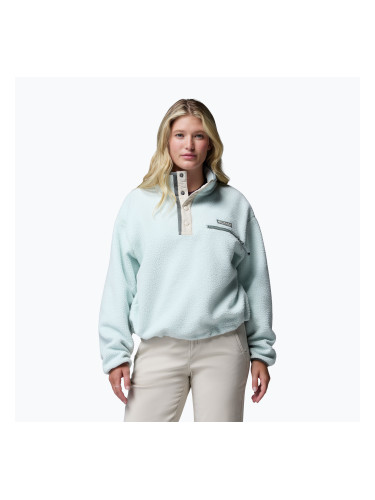 Дамски поларен суитшърт Columbia Helvetia II Cropped Half Snap Fleece tea light/dark stone
