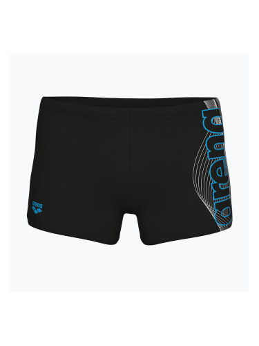Мъжки боксерки за плуване arena Basic Swim Short black/turquoise