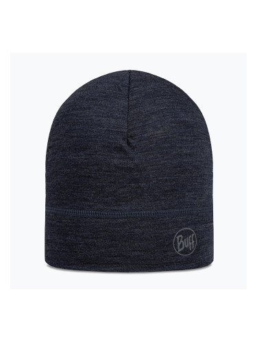 Зимна шапка BUFF Lightweight Merino Wool solid night blue