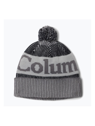 Зимна шапка Columbia Polar Powder III city grey/black/columbia grey